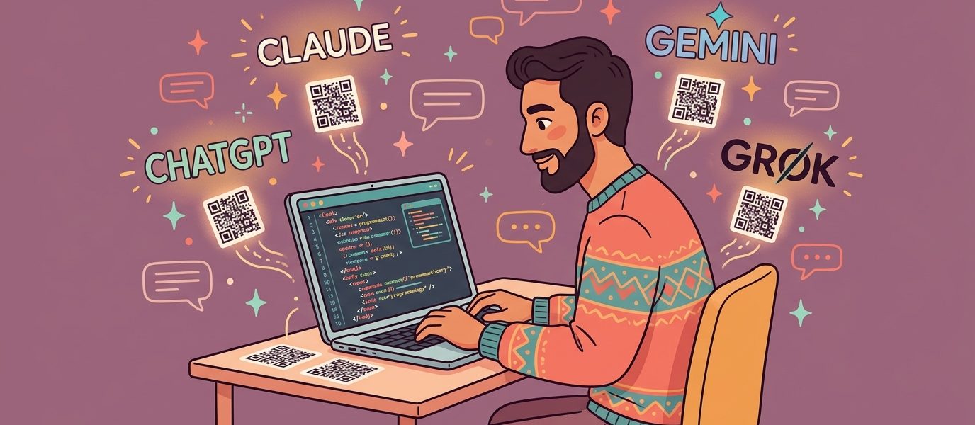 QR Code API for AI Agents: Claude, ChatGPT, Gemini & Grok